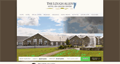Desktop Screenshot of loughallenhotel.com